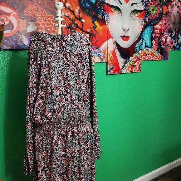 Knox Rose Floral Bohemian Dress with Tassels Sz XXL - Picture 5 of 5